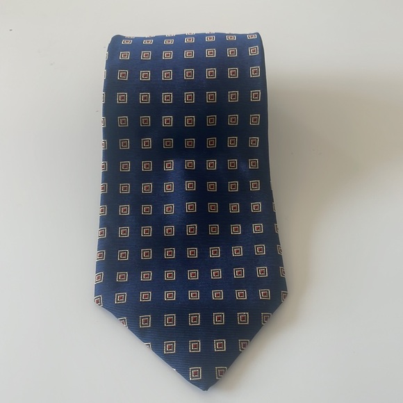 Ralph Lauren Men’s Silk Navy Necktie - Picture 2 of 9